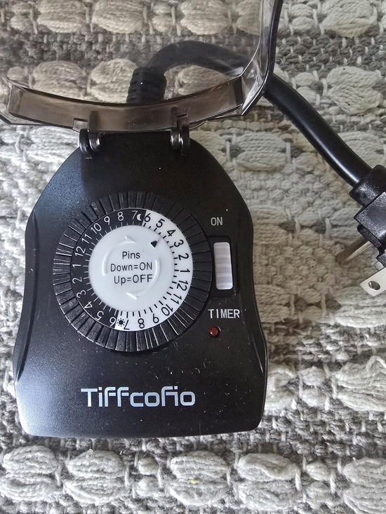 TiffcoFio Black Plug-in Mechanical Timer - Picture 2 of 4